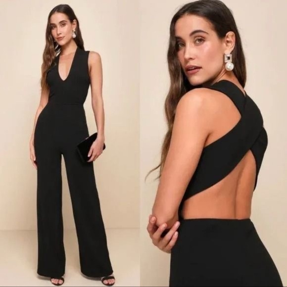 Lulus ‘Thinking Out Loud’ Backless Jumpsuit - Picture 8 of 10